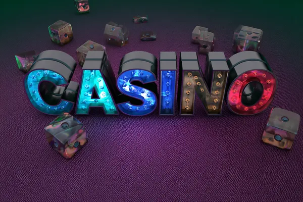 A woman smiling while playing online games on her laptop, surrounded by neon casino elements, showcasing 1777BET888’s diverse game collection.